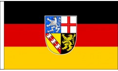 Saarland Table Flags